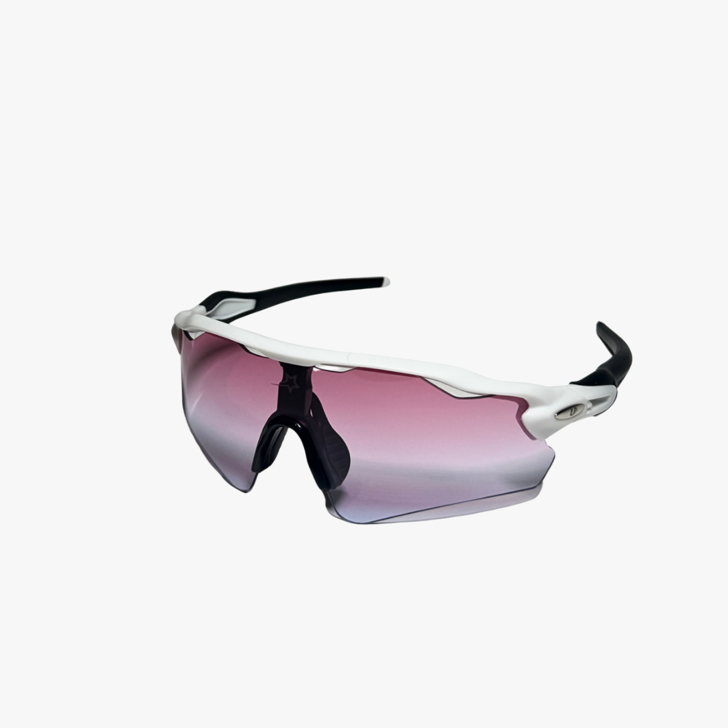 White pink urban glass